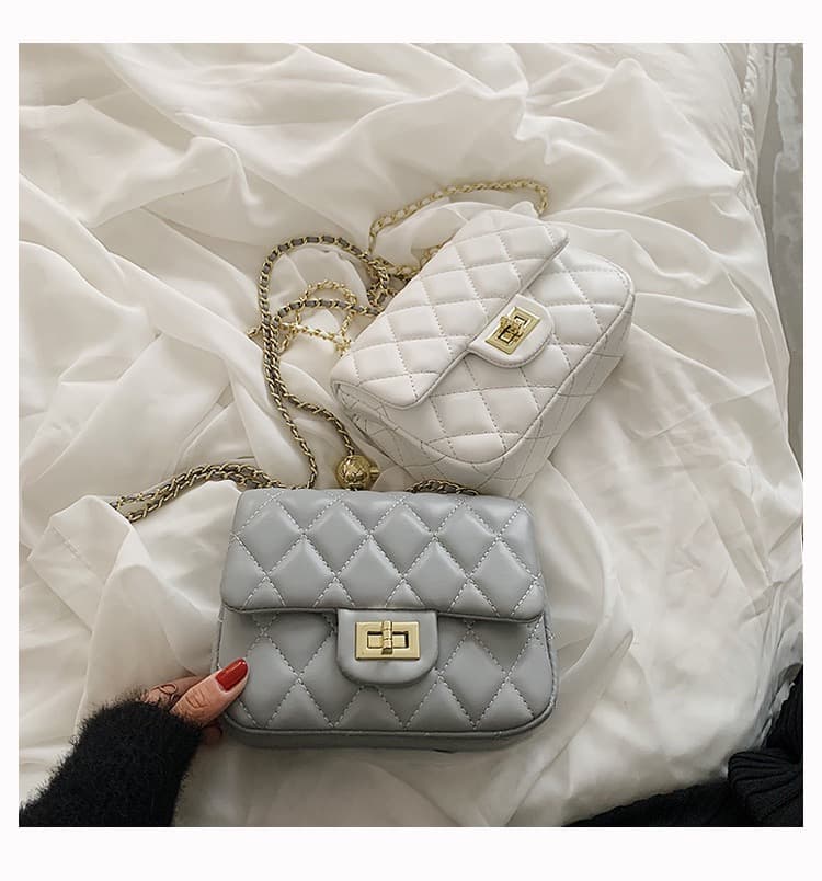 キルティングバッグ エレガントキルティングミニショルダー