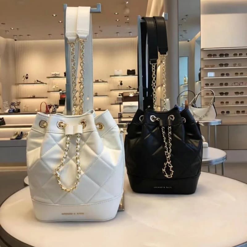 キルティングバッグ キルティング巾着ショルダー