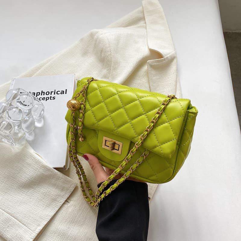 キルティングバッグ キルティングレザーウォレットバッグ