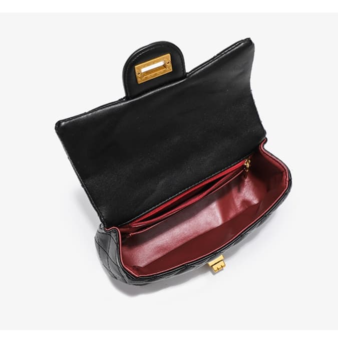 キルティングバッグ キルティングステッチ ミニショルダーバッグ