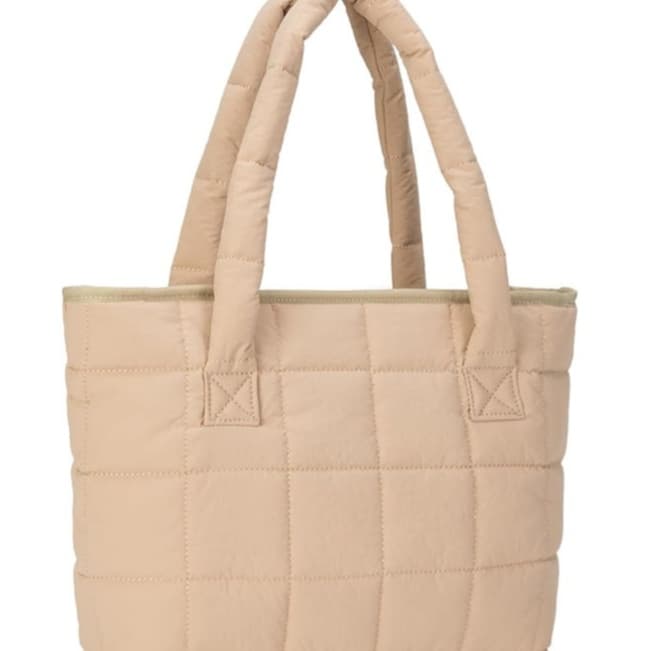 キルティングバッグ ふんわりキルティング お散歩トート