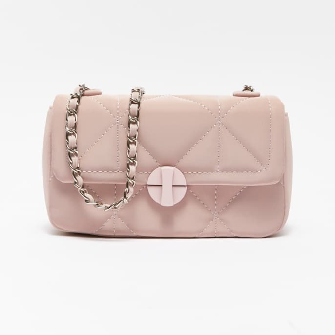 キルティングバッグ 上品キルティングミニショルダー