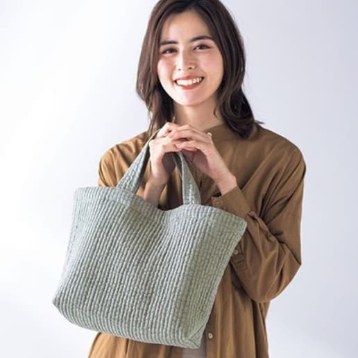 キルティングバッグ ふんわり軽やかキルティングトート