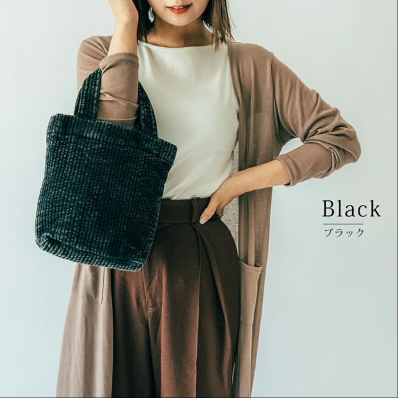 キルティングバッグ やわらか手触りキルティングトート