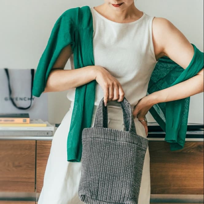 キルティングバッグ やわらか手触りキルティングトート