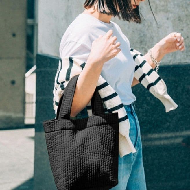 キルティングバッグ やわらか手触りキルティングトート