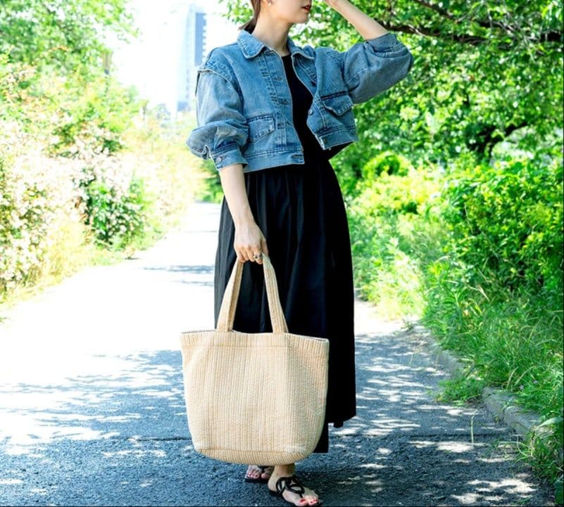 キルティングバッグ しっとり上品キルティングトート