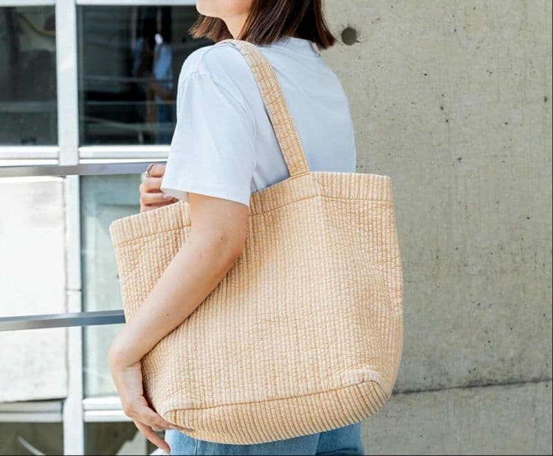 キルティングバッグ しっとり上品キルティングトート