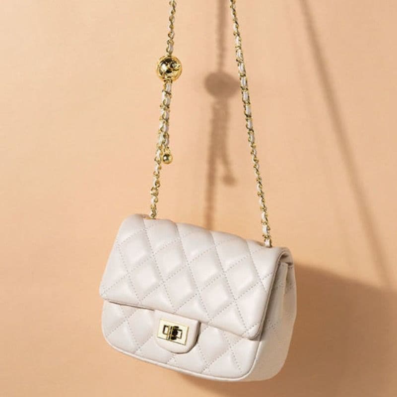 キルティングバッグ エレガントキルティングミニショルダー