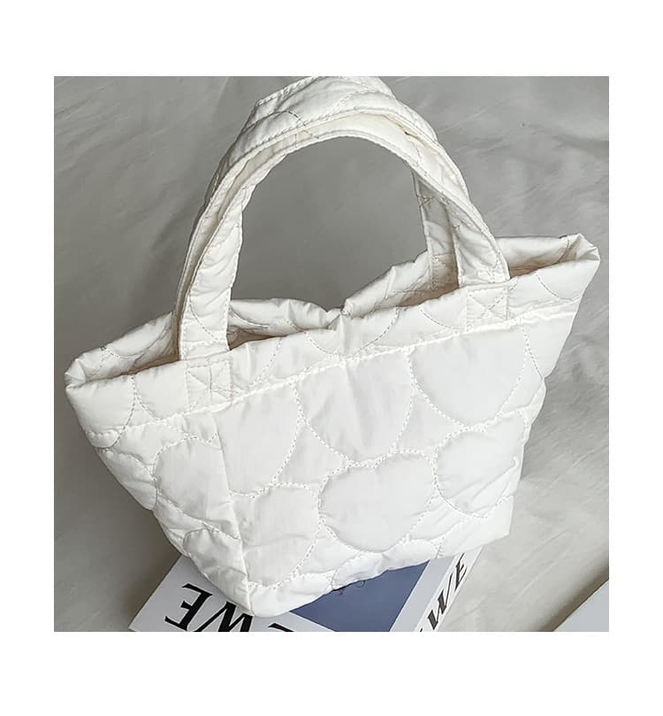 キルティングバッグ ふんわりキルティング ミニトート