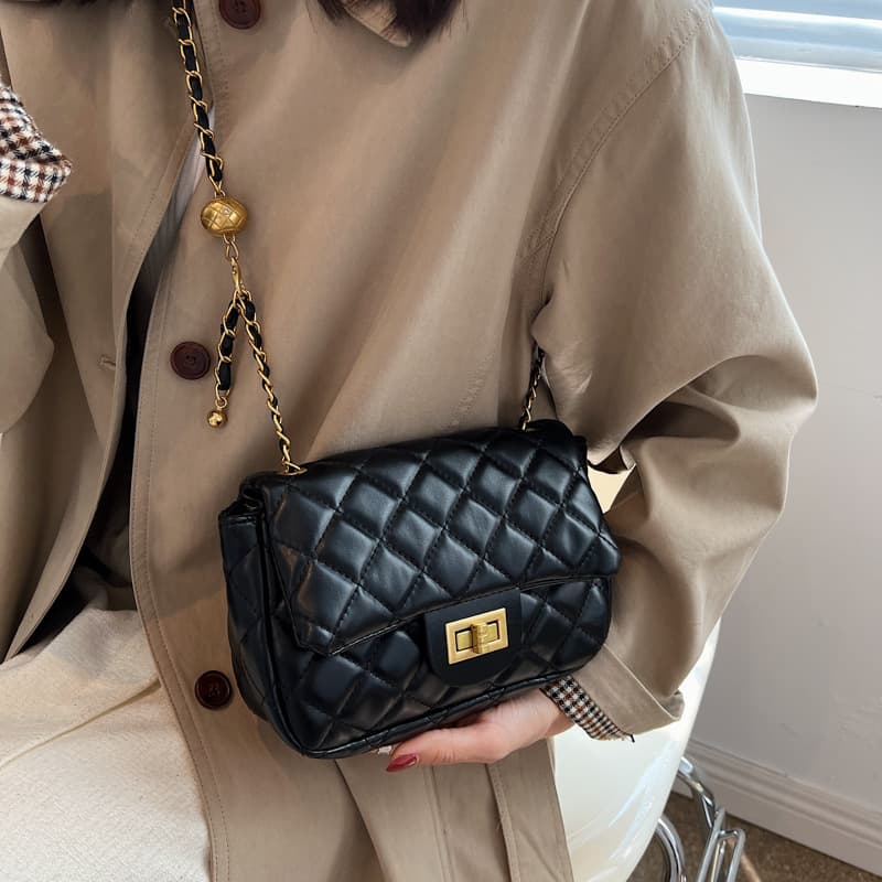 キルティングバッグ キルティングレザーウォレットバッグ