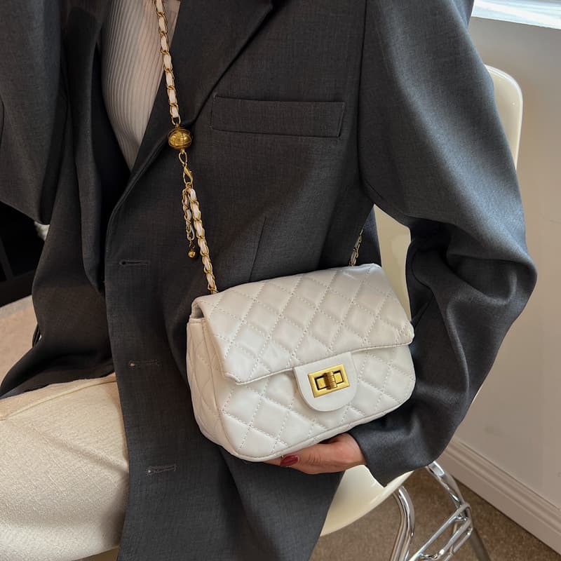 キルティングバッグ キルティングレザーウォレットバッグ