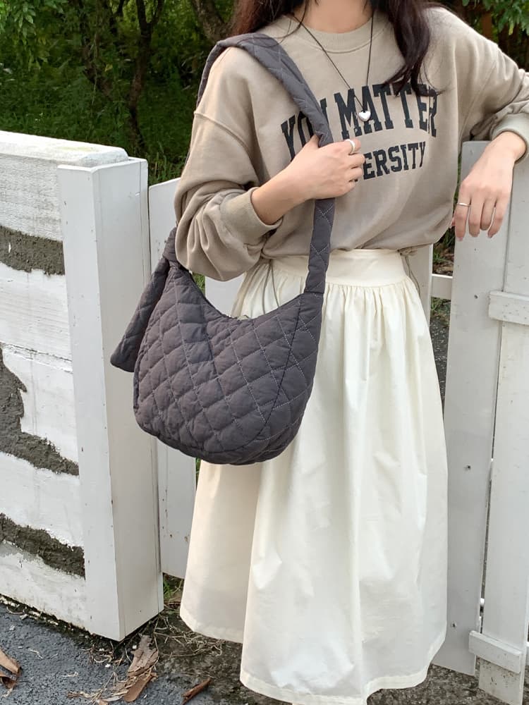 キルティングバッグ ふんわりキルティングお散歩バッグ