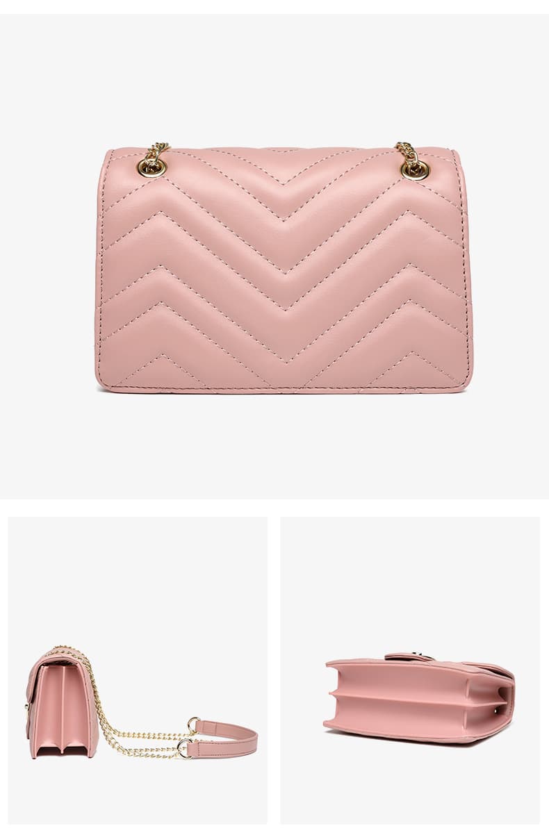 キルティングバッグ クラシック キルティング チェーンショルダー