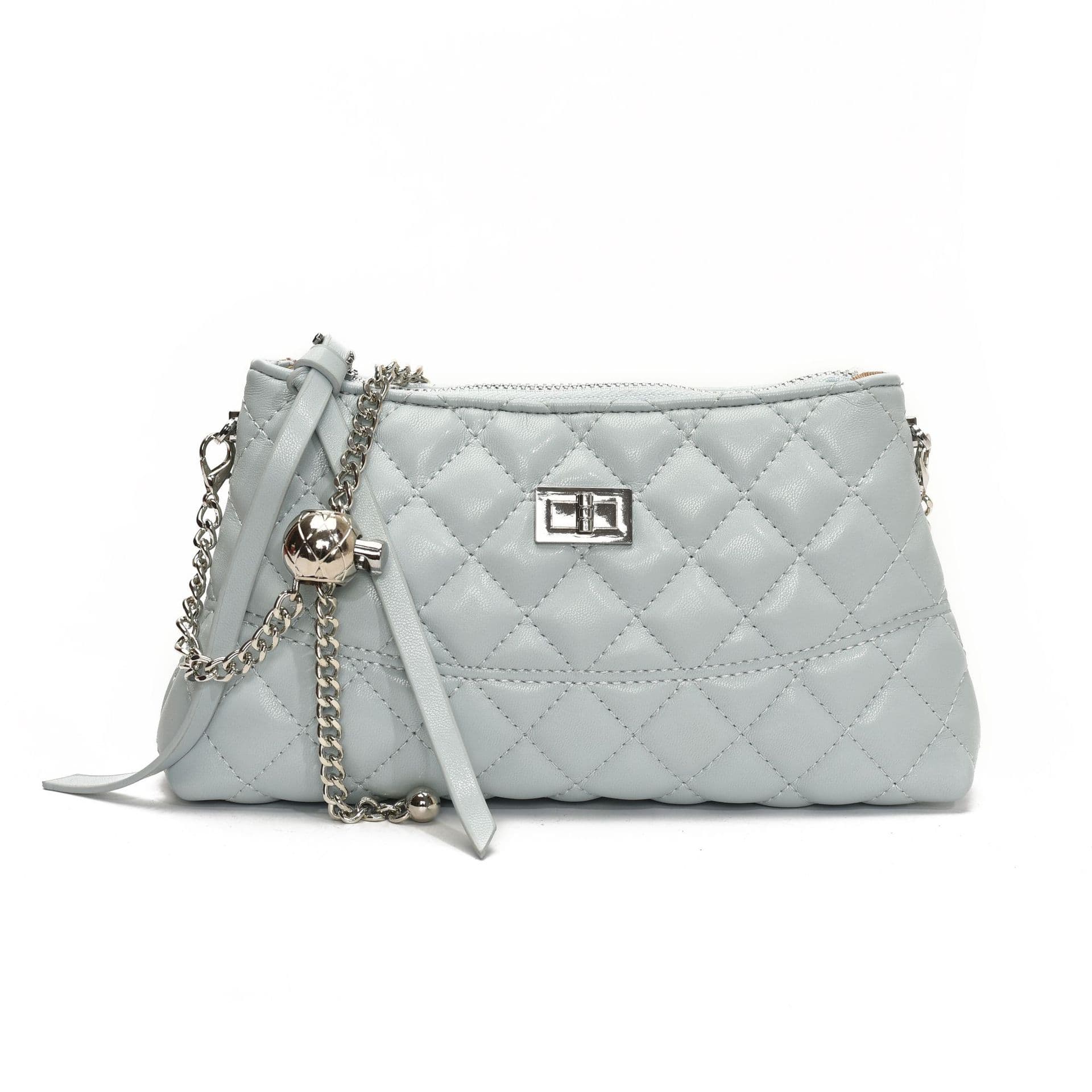 キルティングバッグ キルティングバッグ 菱形ステッチ ミニショルダーポーチ