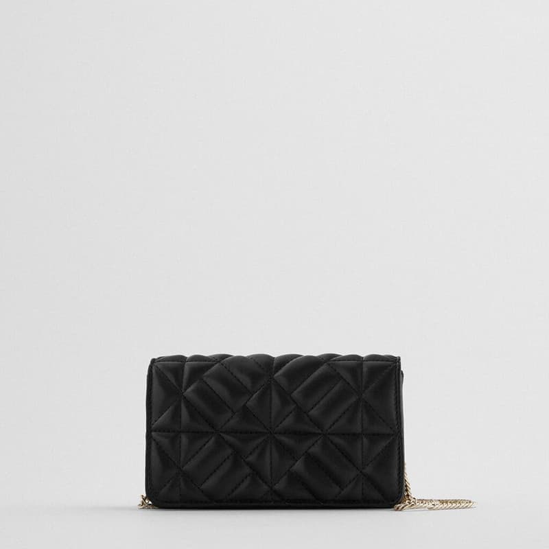 キルティングバッグ キルティング菱形チェーンショルダー