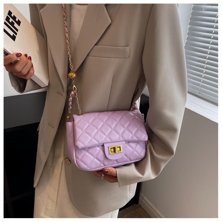 キルティングバッグ キルティングレザーウォレットバッグ