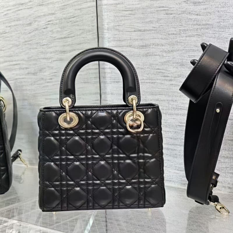 キルティングバッグ ミニキルティング レザートート