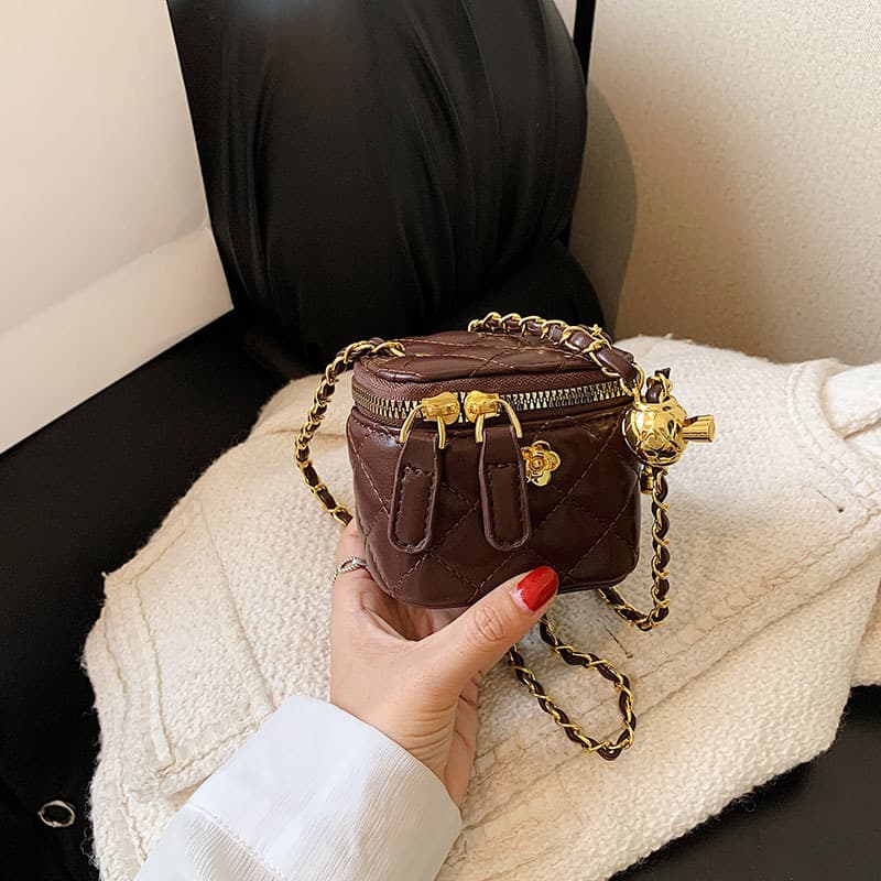 キルティングバッグ キルティング加工 ミニショルダーポシェット