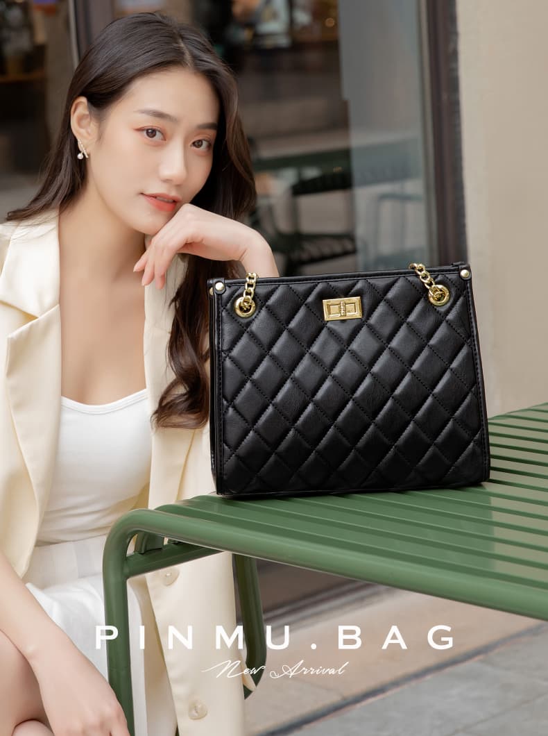 キルティングバッグ キルティング加工 チェーンショルダーバッグ