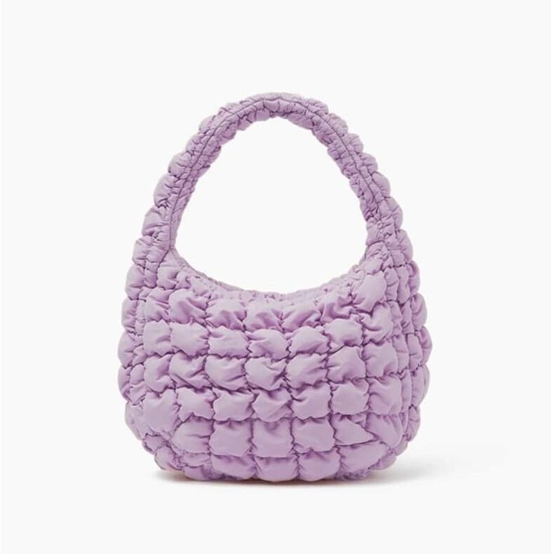 キルティングバッグ もこもこふわふわキルティングショルダー