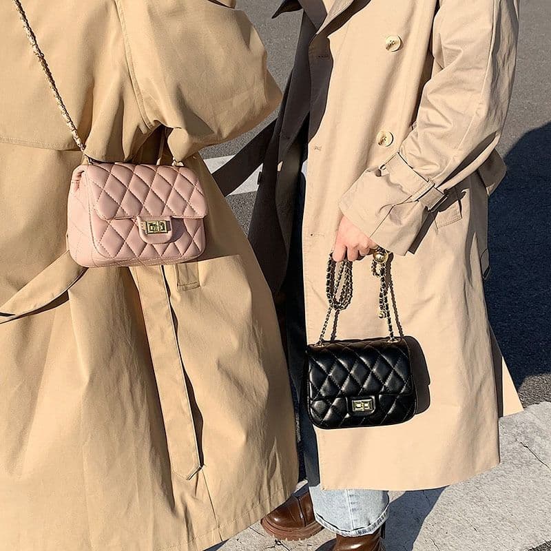 キルティングバッグ エレガントキルティングミニショルダー