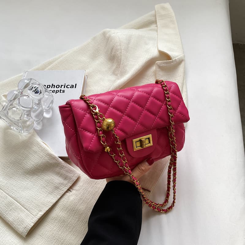 キルティングバッグ キルティングレザーウォレットバッグ