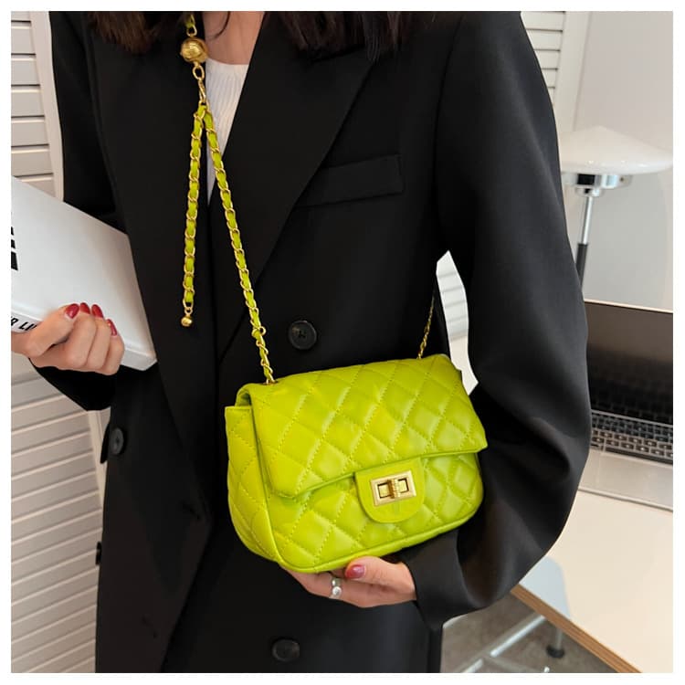 キルティングバッグ キルティングレザーウォレットバッグ