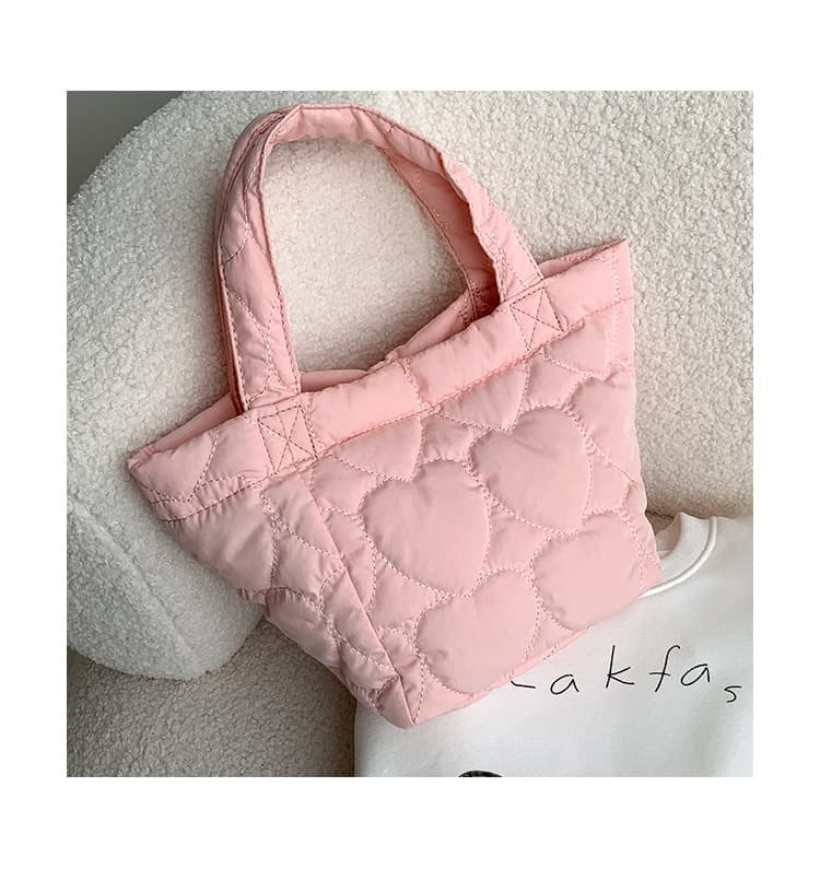 キルティングバッグ ふんわりキルティング ミニトート