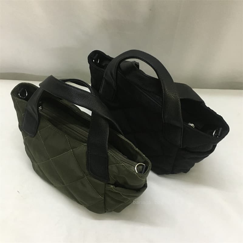 キルティングバッグ 菱模様の小粋なミニトート