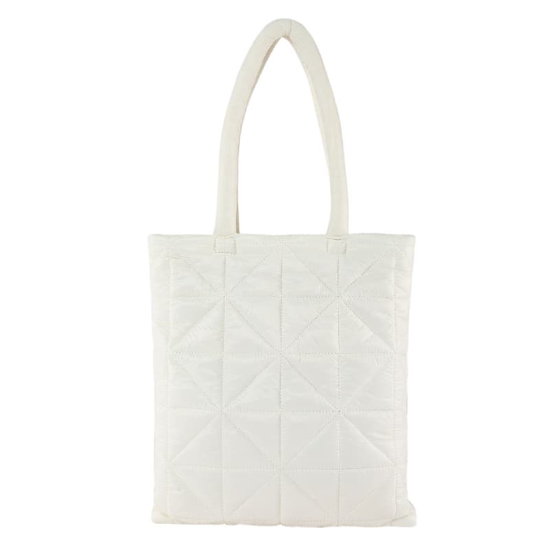 キルティングバッグ キルトステッチ トートバッグ