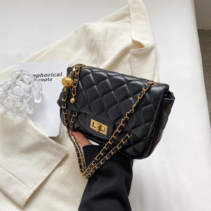 キルティングバッグ キルティングレザーウォレットバッグ