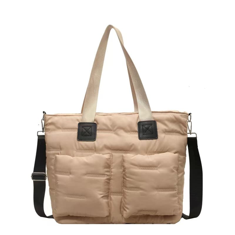 キルティングバッグ ふわもこキルティングトートバッグ