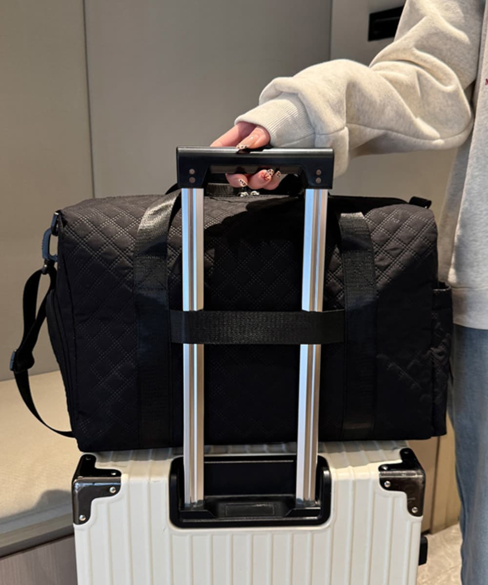 キルティングバッグ キルティング大容量ボストンバッグ 旅行カバン