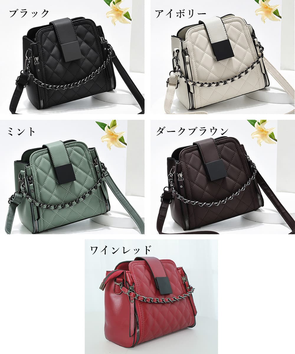 キルティングバッグ キルティングショルダーバッグ レディース 斜め掛け